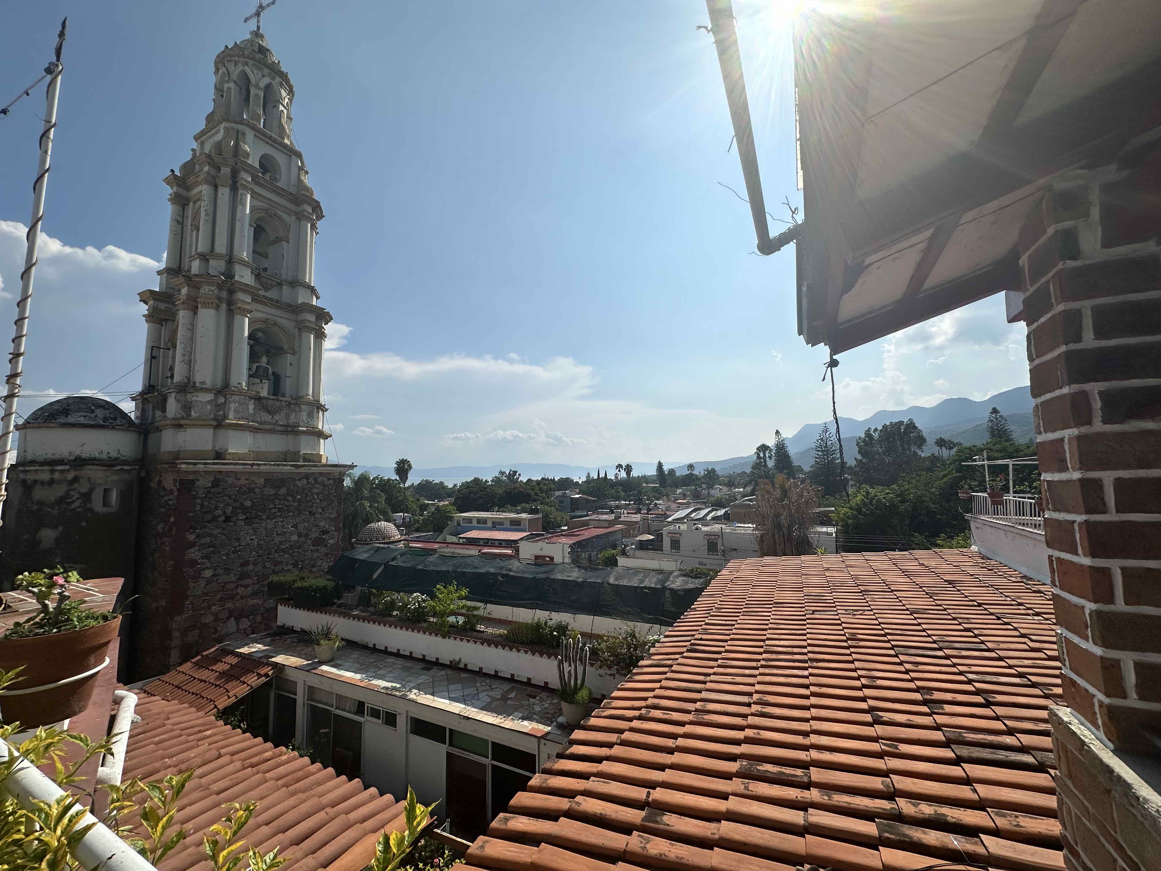 Rooftop view of Lake Chapala
